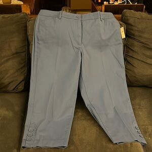 Talbots Skimmer pants - royal blue, size 14